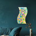 Fragments of a Shifting Dream - II | 40 cm x 25 cm x 2 cm | Original Art on Stretched Canvas