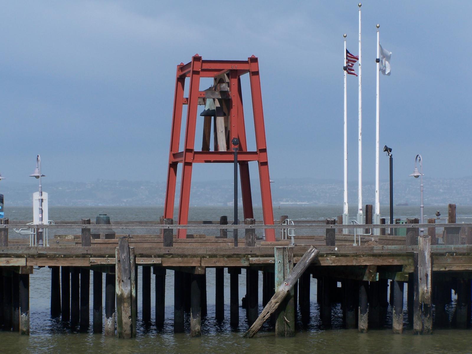 bell on wharf